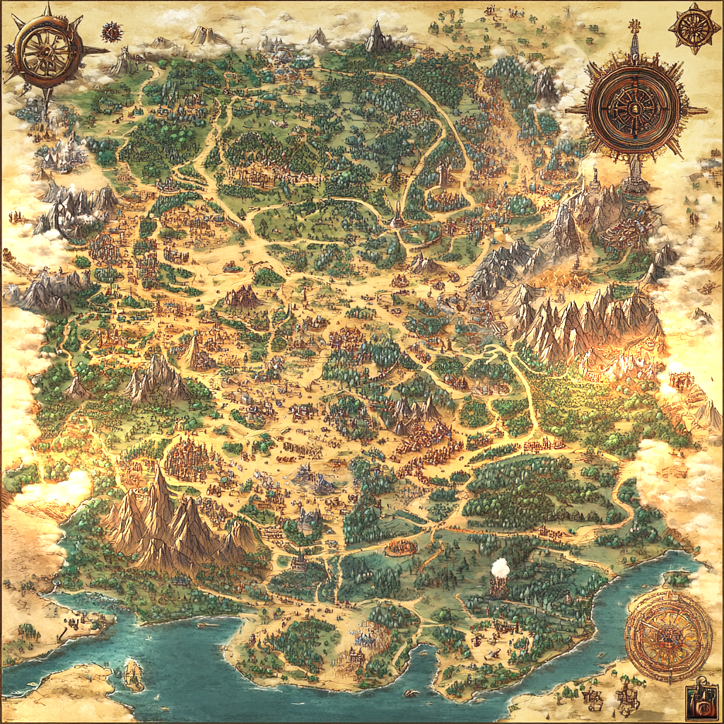Mmorpg Map Example Why MMOs Are More Than Just Games: The Magic of Multiplayer Worlds ...